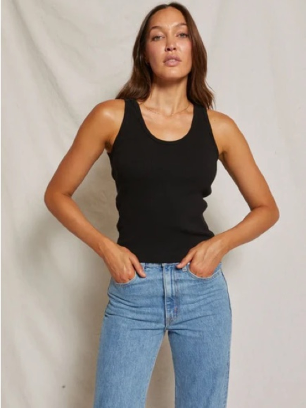 NWT perfectwhitetee Debbie Tank Top